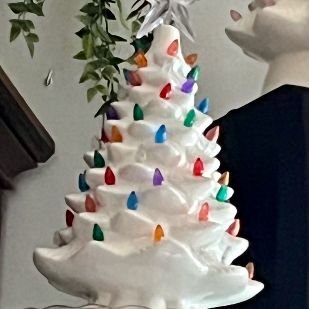 White Christmas Tree